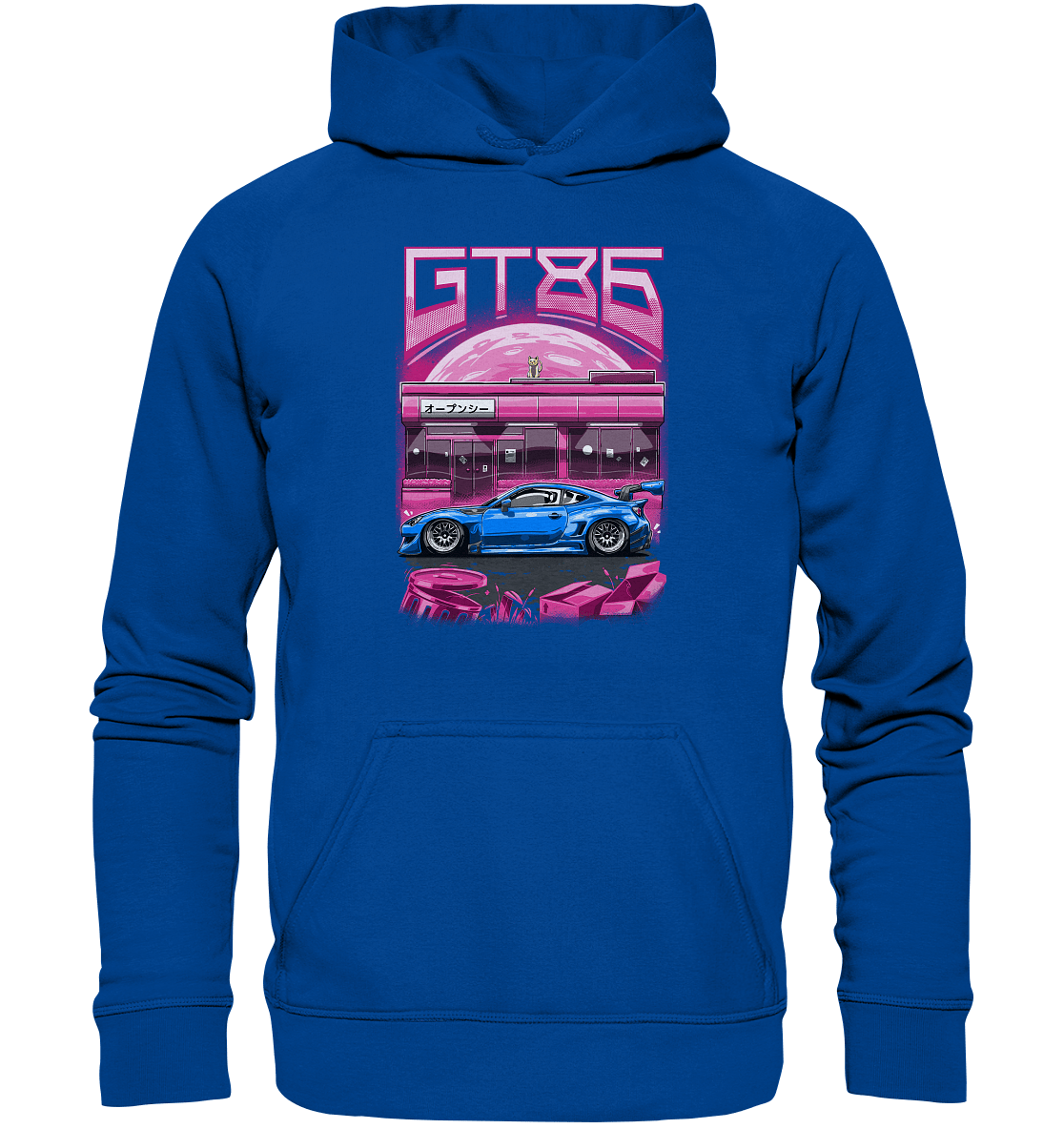 Neon Widebody GT86 - Basic Unisex Hoodie - MotoMerch.de