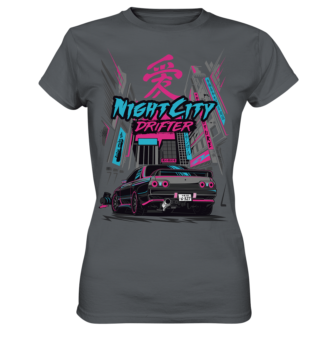 NightCity Skyline R32 - Ladies Premium Shirt - MotoMerch.de