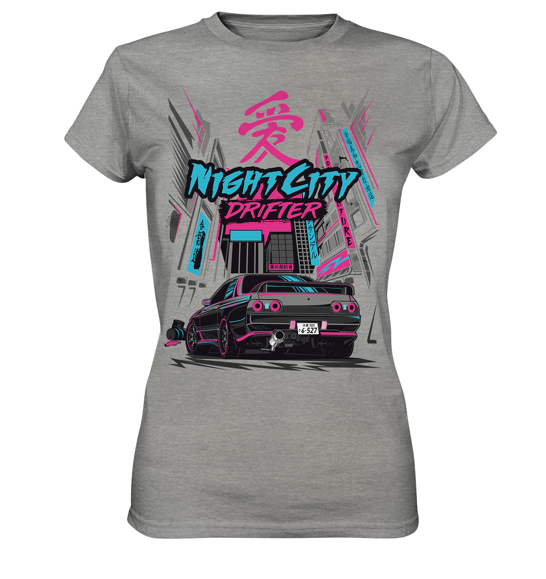 NightCity Skyline R32 - Ladies Premium Shirt - MotoMerch.de