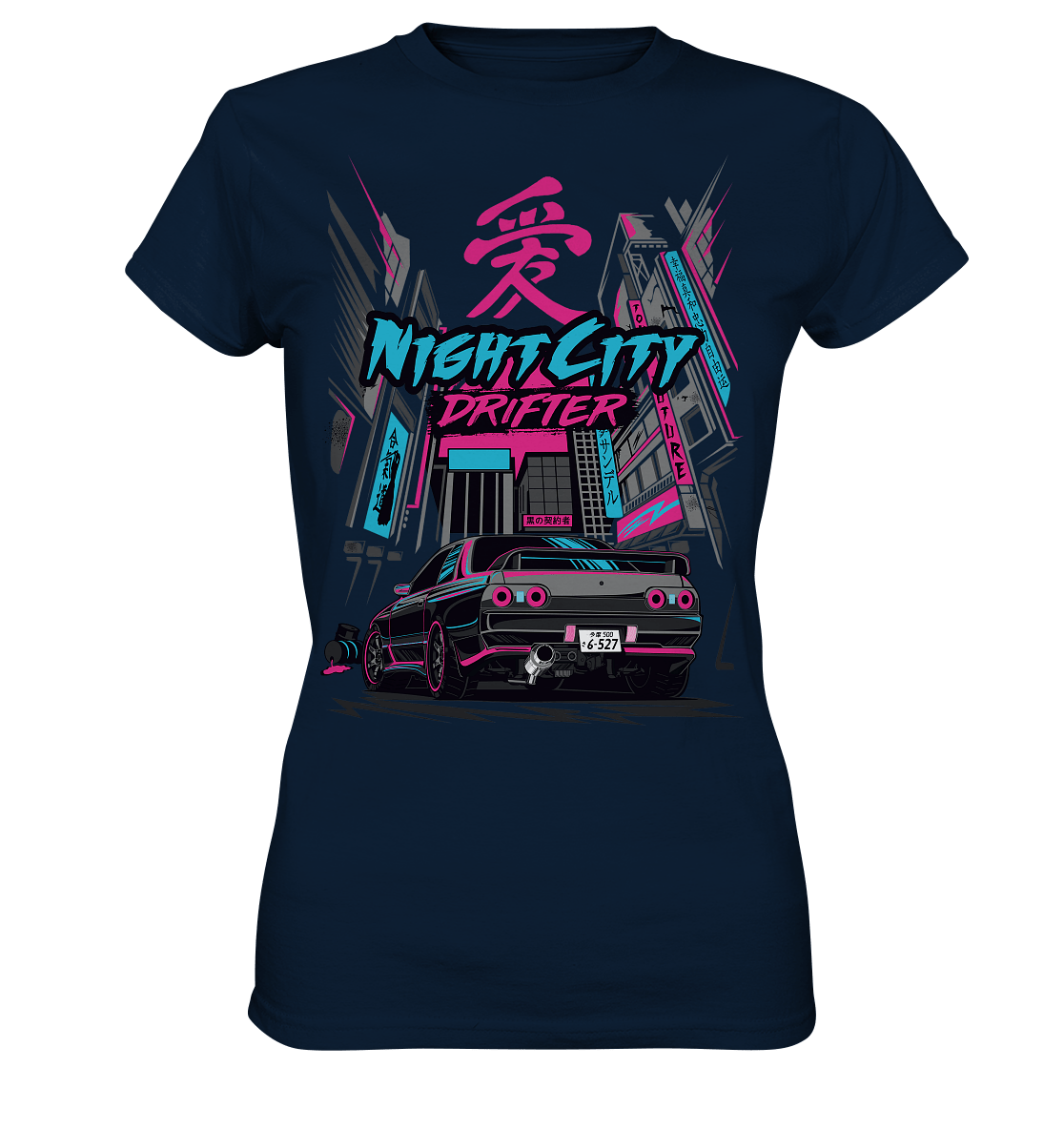 NightCity Skyline R32 - Ladies Premium Shirt - MotoMerch.de