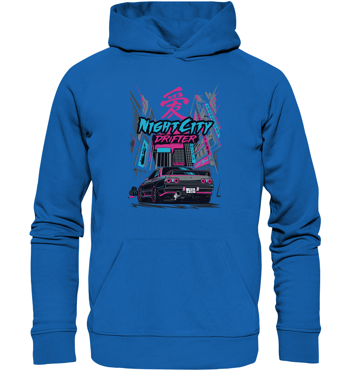 NightCity Skyline R32 - Premium Unisex Hoodie - MotoMerch.de