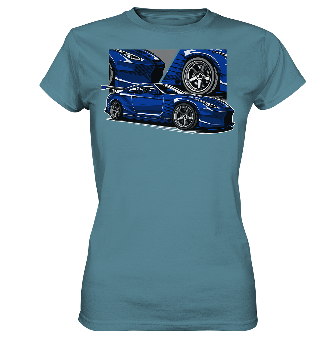 Nissan R35 GT-R Widebody - Ladies Premium Shirt - MotoMerch.de