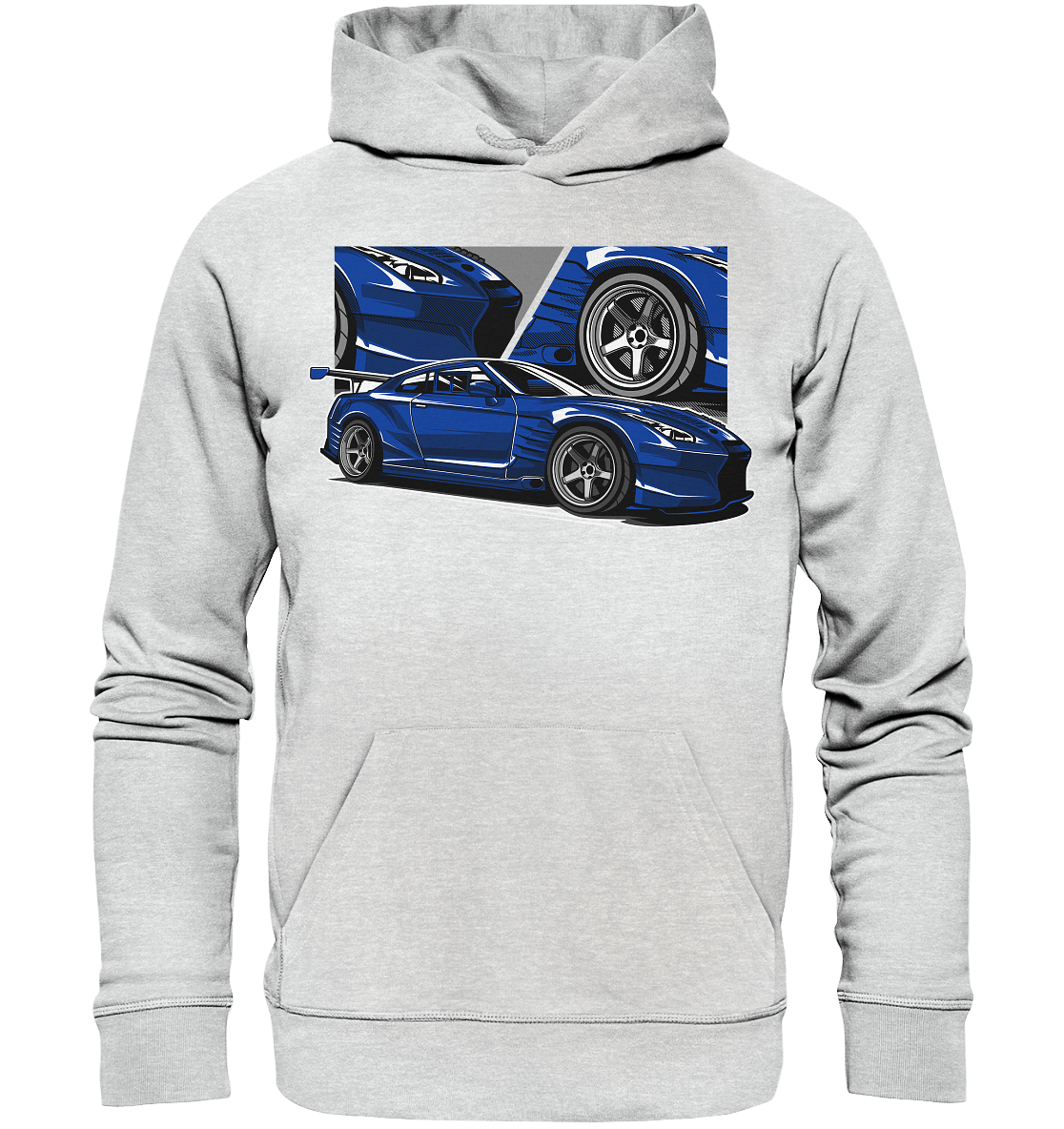 Nissan R35 GT-R Widebody - Premium Unisex Hoodie - MotoMerch.de