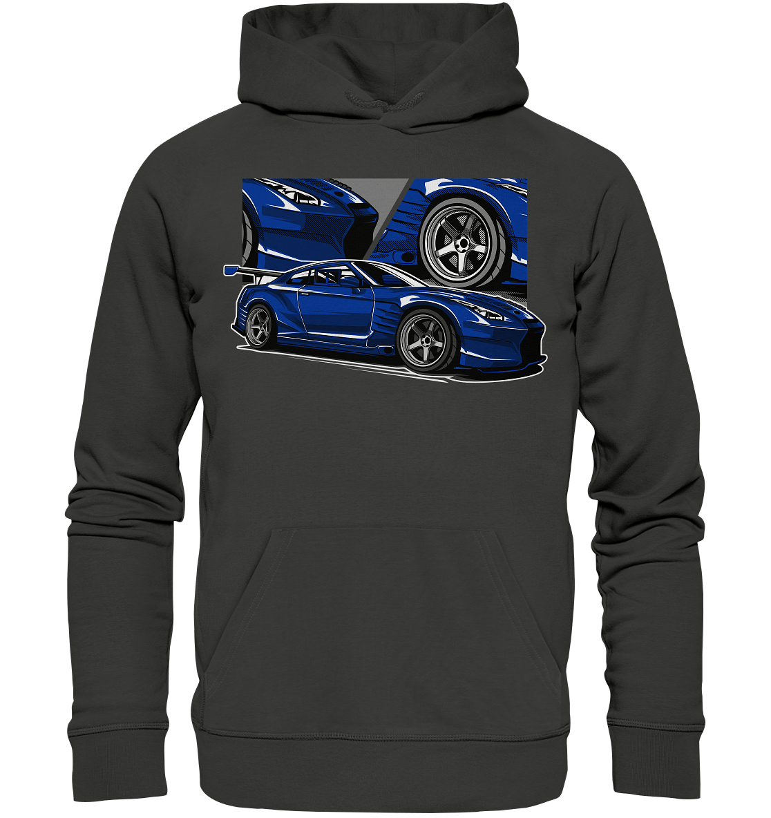 Nissan R35 GT-R Widebody - Premium Unisex Hoodie - MotoMerch.de