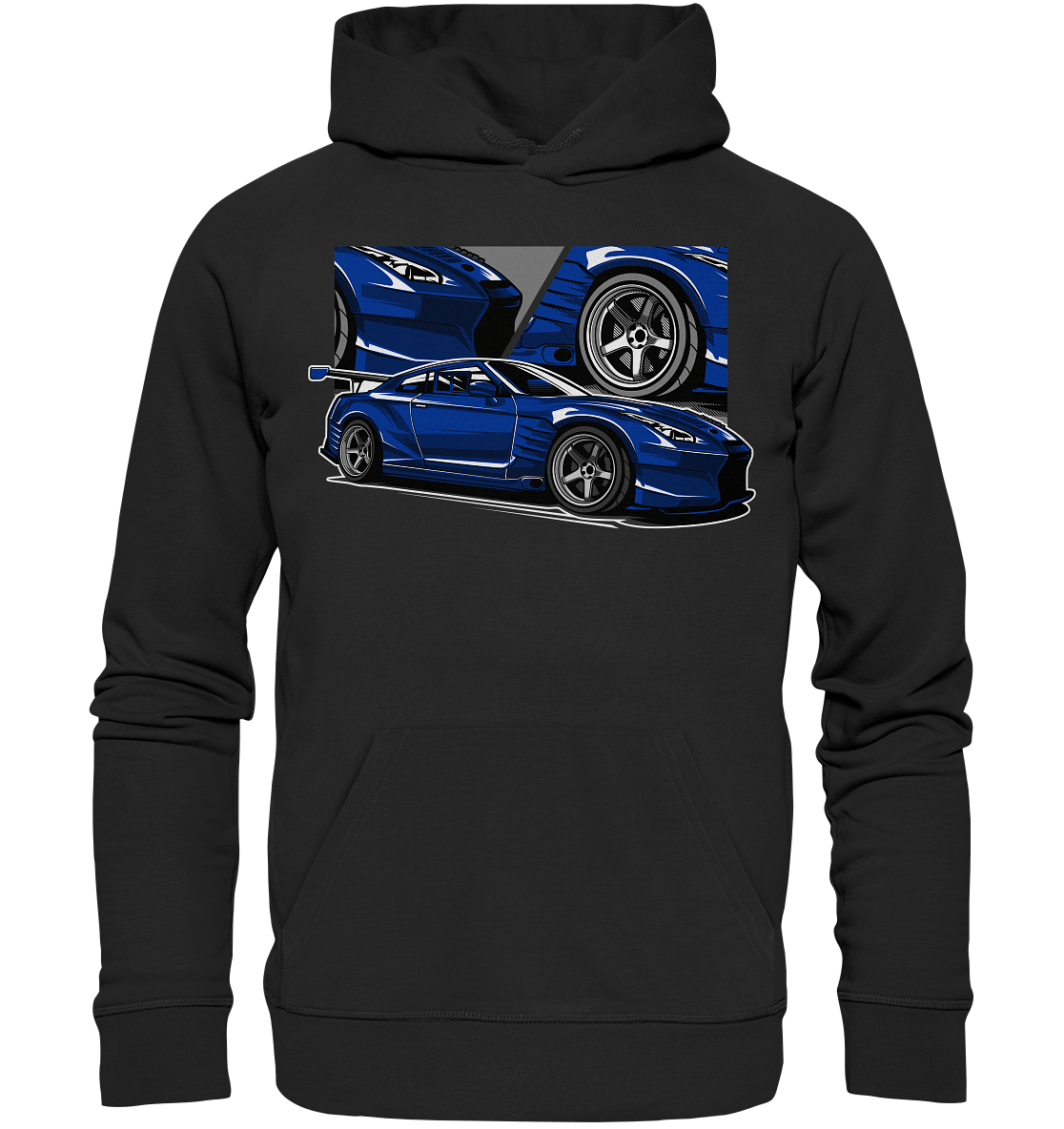 Nissan R35 GT-R Widebody - Premium Unisex Hoodie - MotoMerch.de