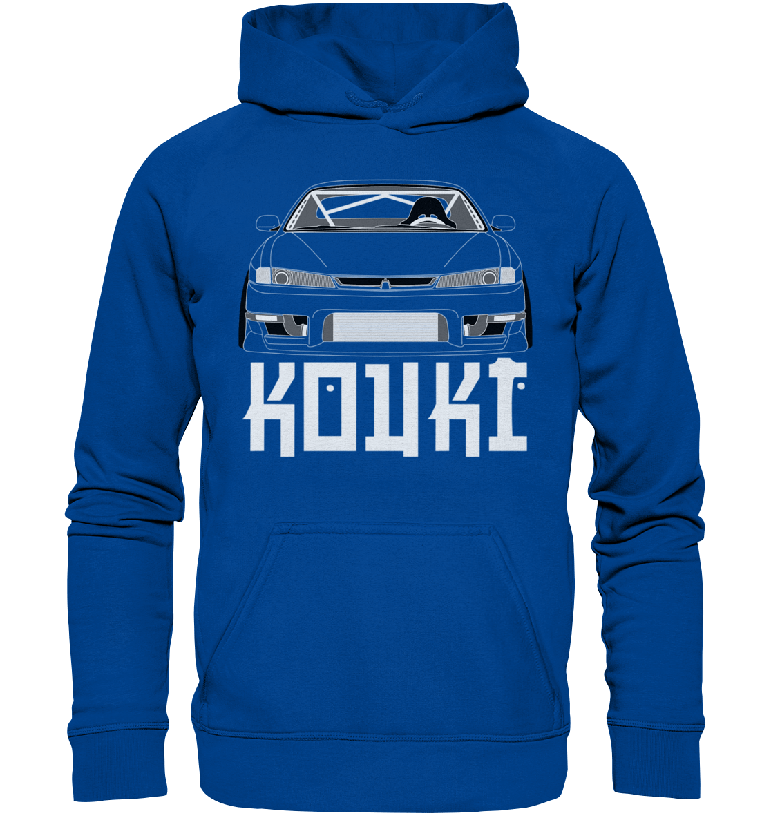 Nissan S14 Kouki Front - Basic Unisex Hoodie - MotoMerch.de