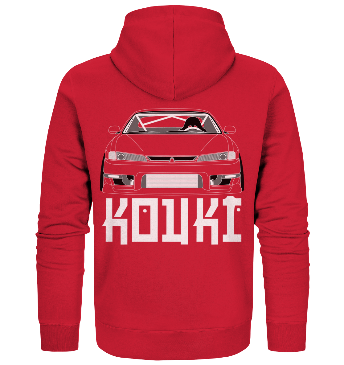 Nissan S14 Kouki Front - Organic Zipper - MotoMerch.de