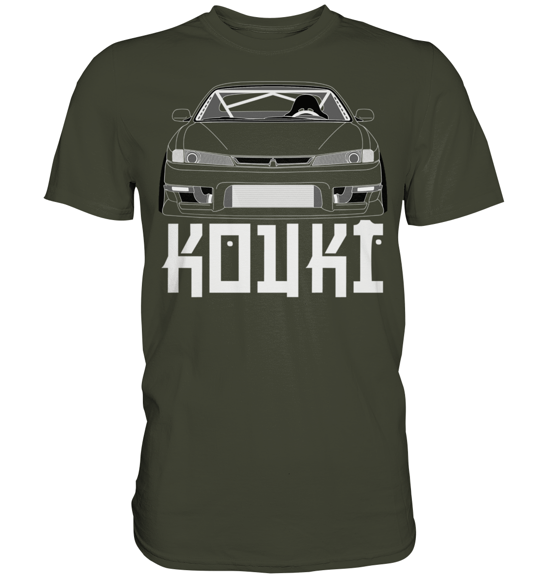 Nissan S14 Kouki Front - Premium Shirt - MotoMerch.de