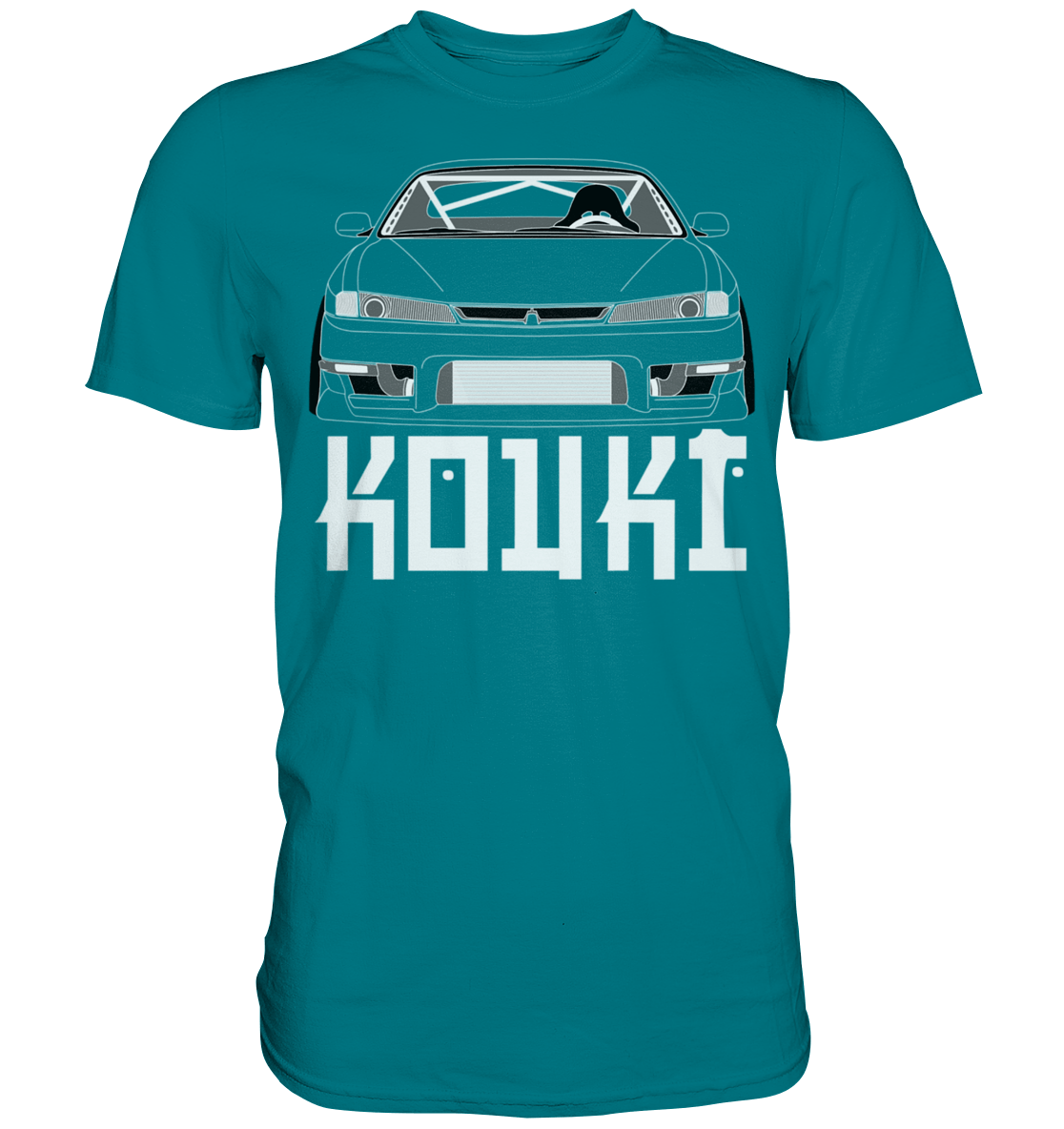 Nissan S14 Kouki Front - Premium Shirt - MotoMerch.de