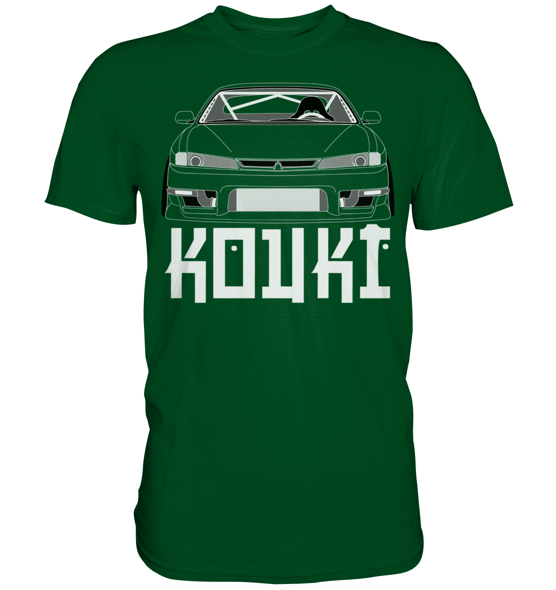 Nissan S14 Kouki Front - Premium Shirt - MotoMerch.de