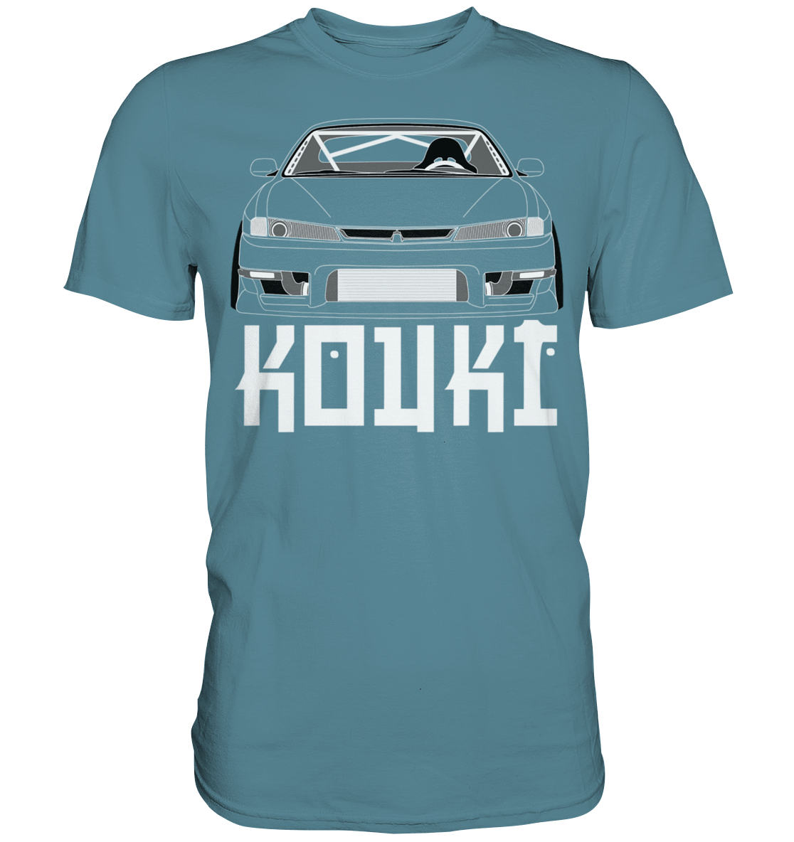 Nissan S14 Kouki Front - Premium Shirt - MotoMerch.de