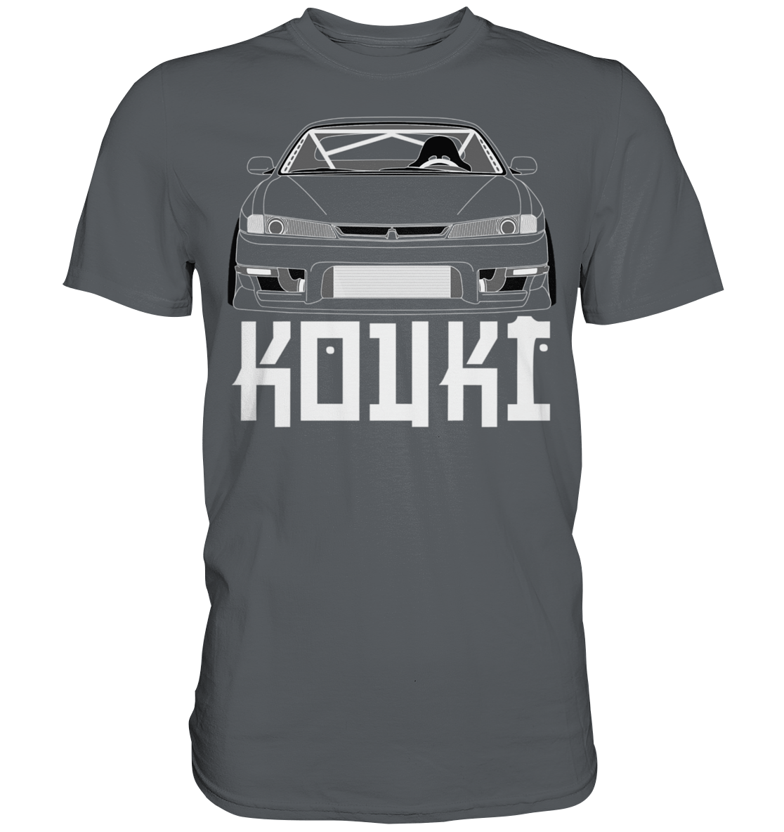 Nissan S14 Kouki Front - Premium Shirt - MotoMerch.de