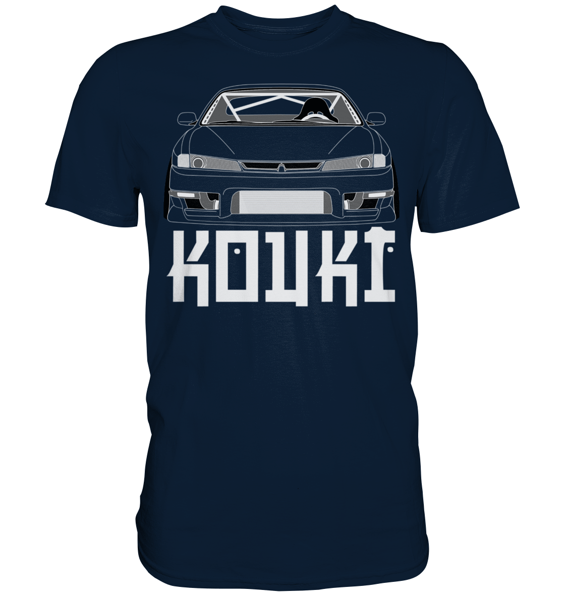 Nissan S14 Kouki Front - Premium Shirt - MotoMerch.de