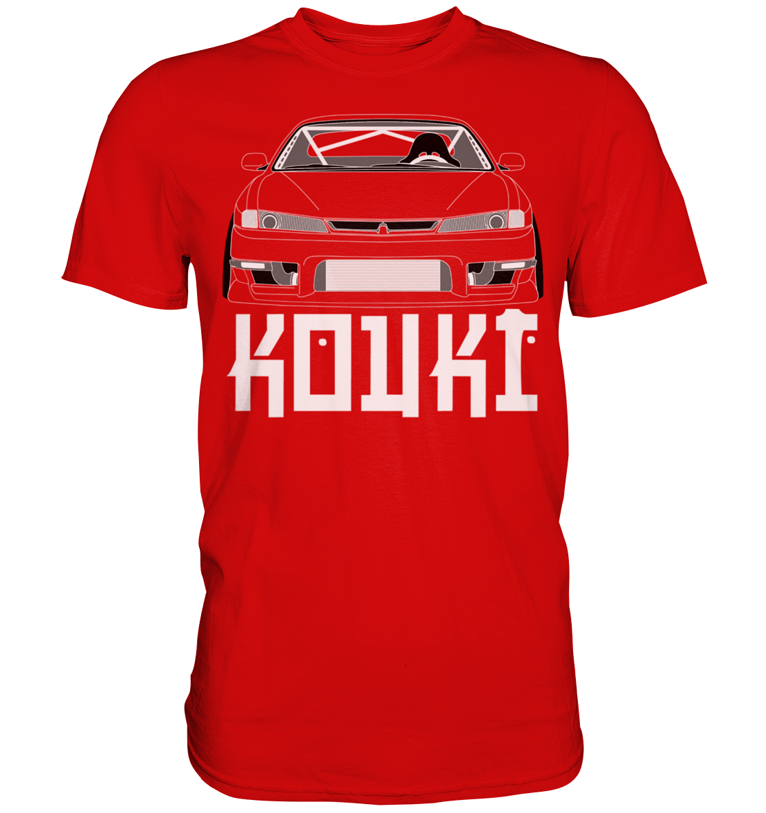 Nissan S14 Kouki Front - Premium Shirt - MotoMerch.de