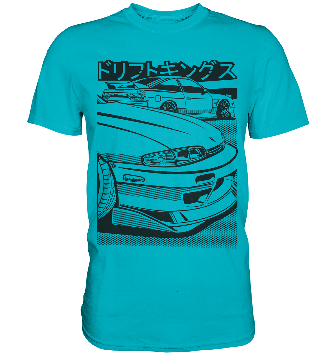 Nissan S14 Zenki Front - Premium Shirt - MotoMerch.de