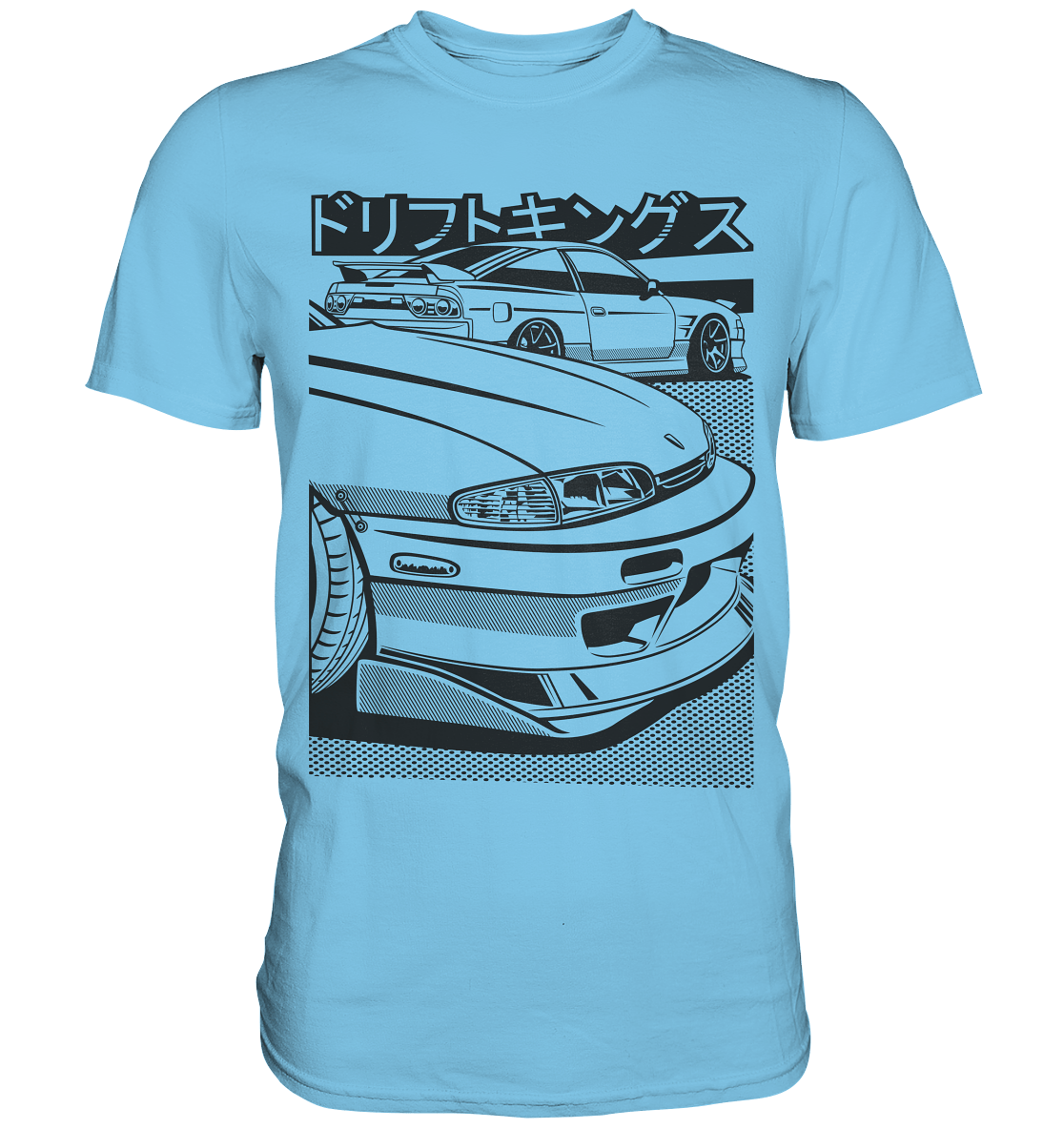 Nissan S14 Zenki Front - Premium Shirt - MotoMerch.de