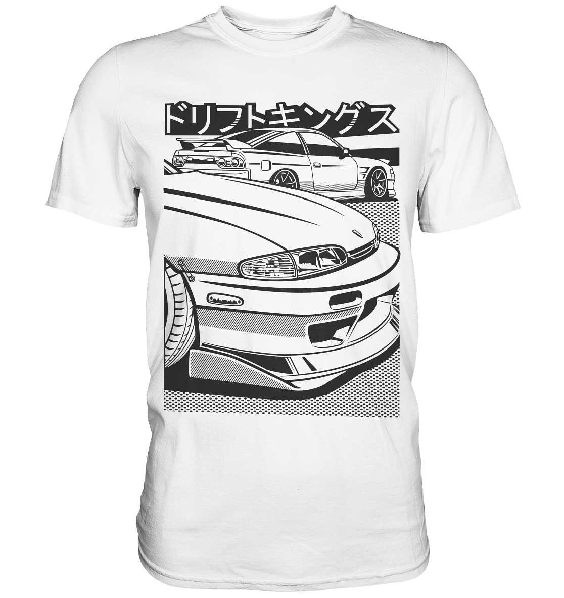 Nissan S14 Zenki Front - Premium Shirt - MotoMerch.de