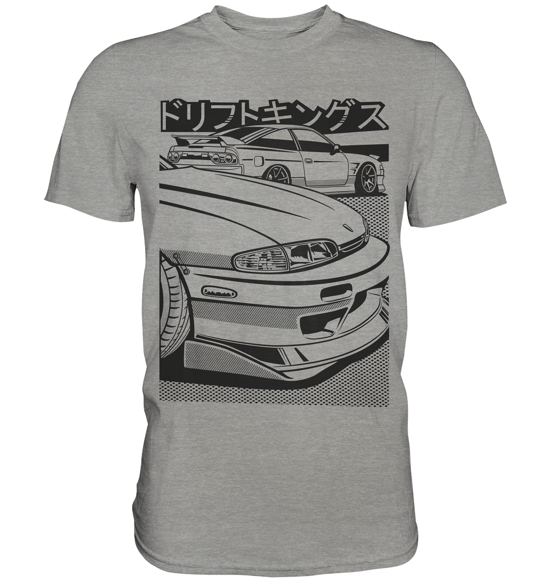 Nissan S14 Zenki Front - Premium Shirt - MotoMerch.de