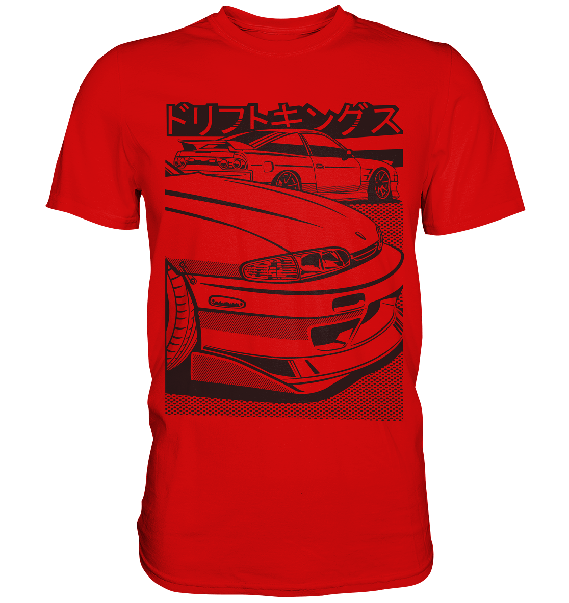 Nissan S14 Zenki Front - Premium Shirt - MotoMerch.de