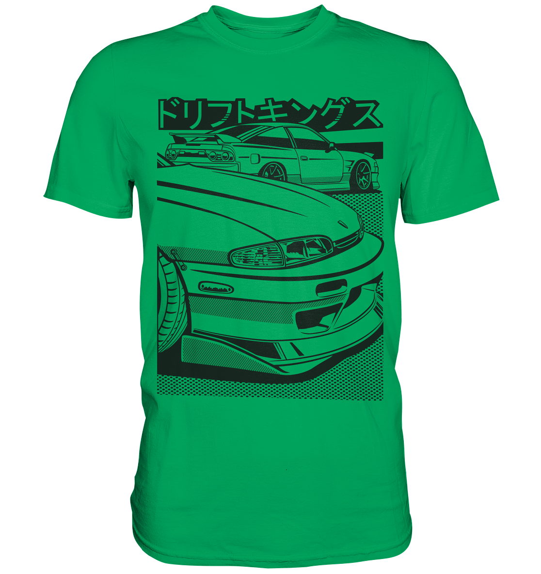 Nissan S14 Zenki Front - Premium Shirt - MotoMerch.de