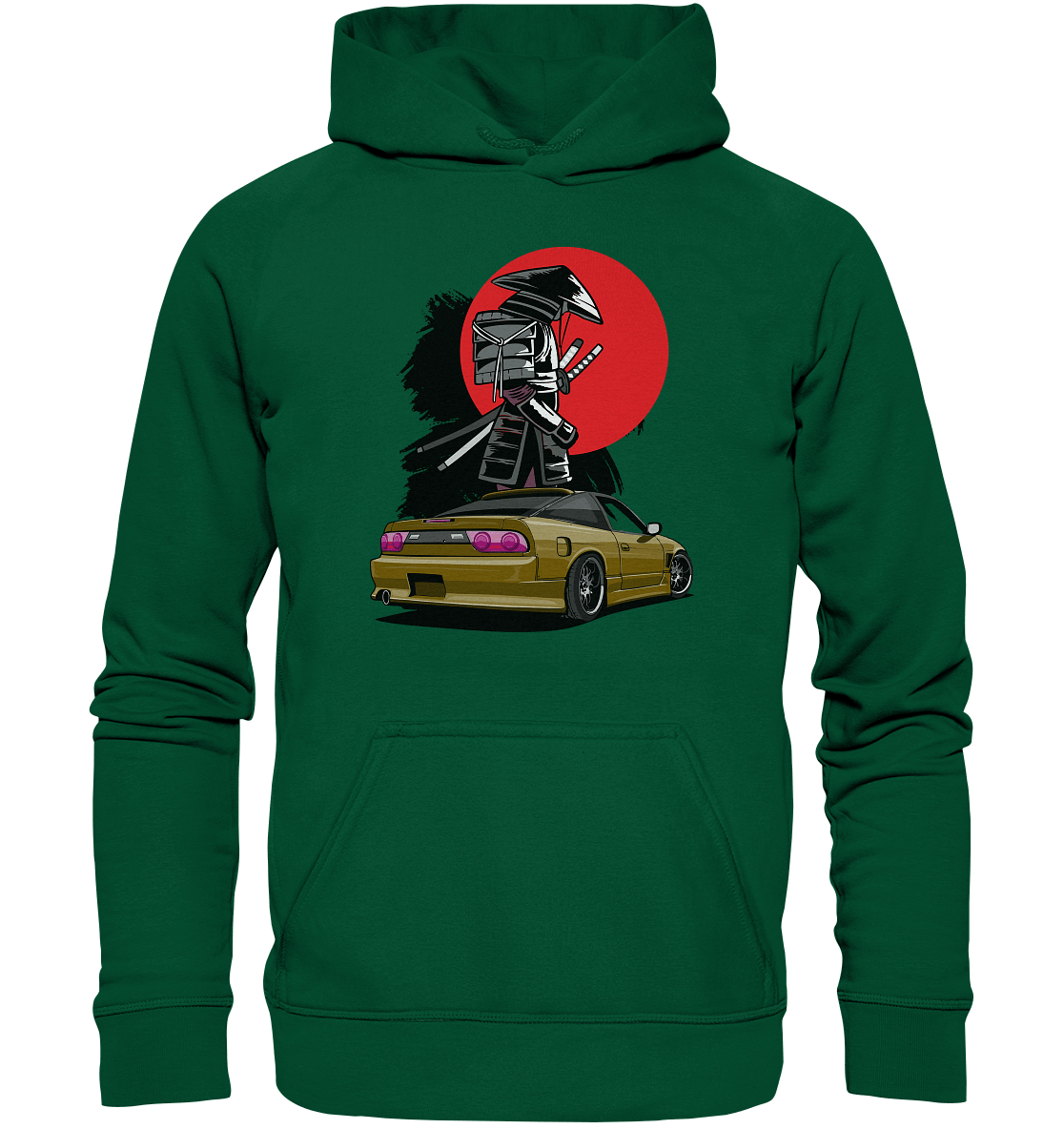 Nissan Silvia S13 Samurai - Basic Unisex Hoodie - MotoMerch.de