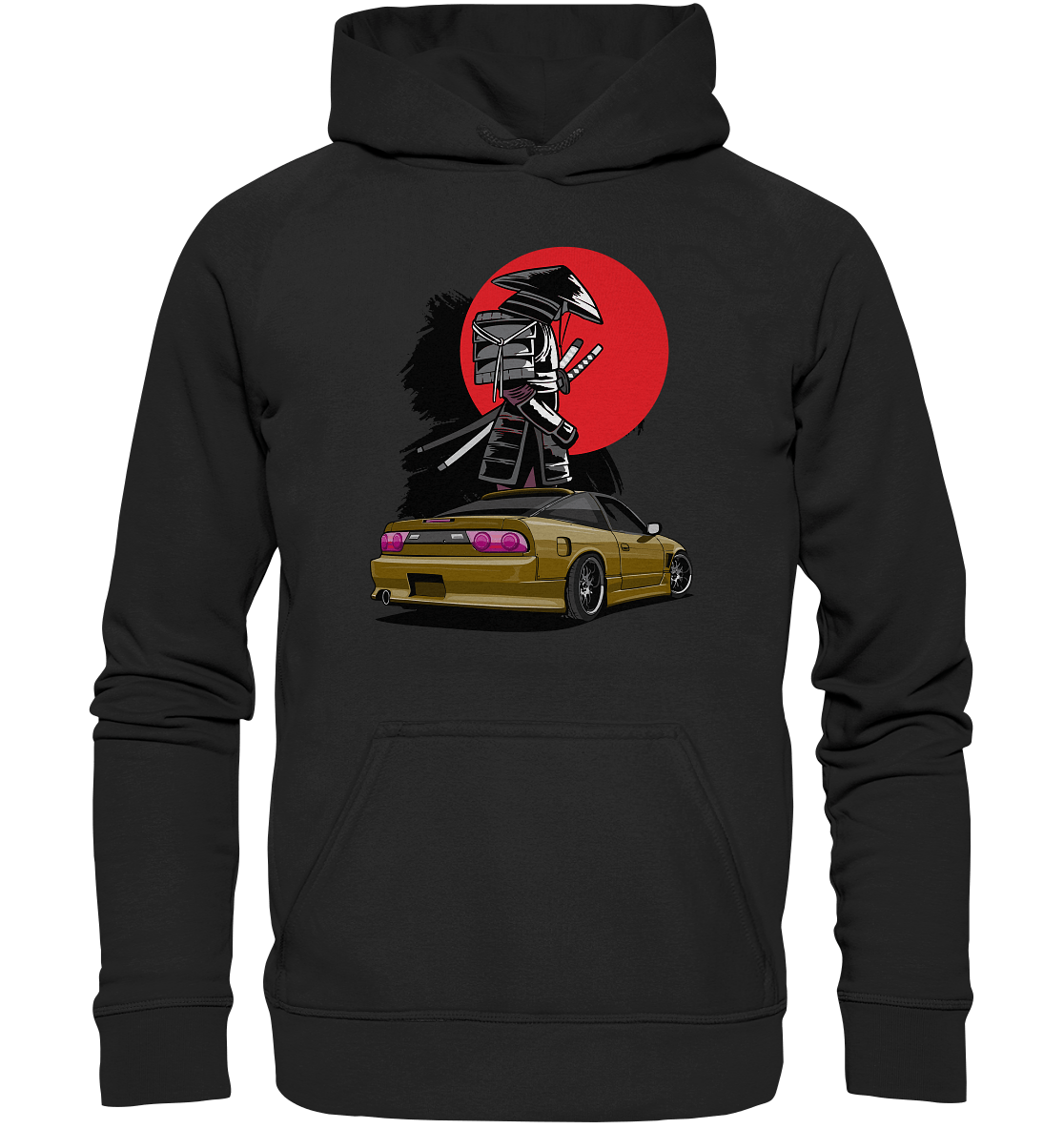 Nissan Silvia S13 Samurai - Basic Unisex Hoodie XL - MotoMerch.de