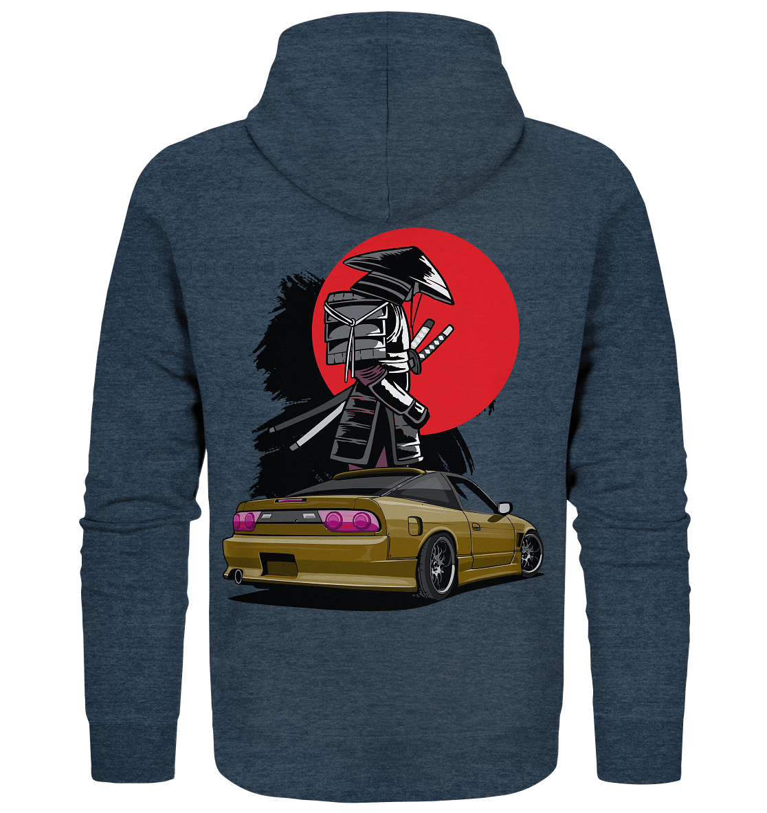 Nissan Silvia S13 Samurai - Organic Zipper - MotoMerch.de