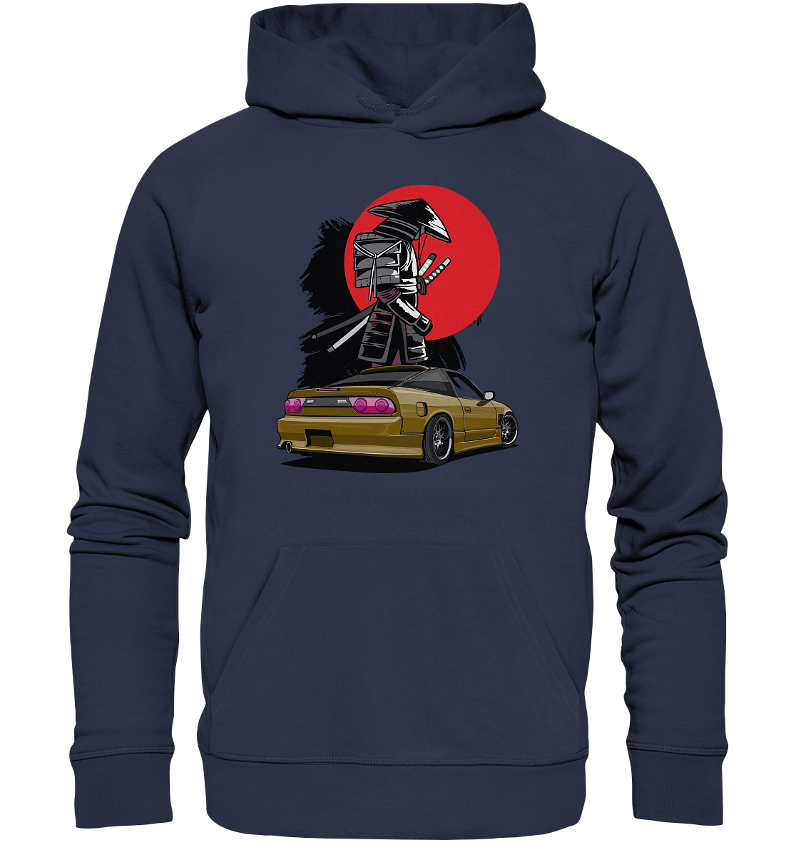 Nissan Silvia S13 Samurai - Premium Unisex Hoodie - MotoMerch.de