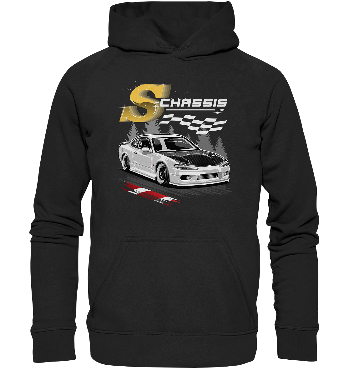 Nissan Silvia s15 - Basic Unisex Hoodie XL - MotoMerch.de