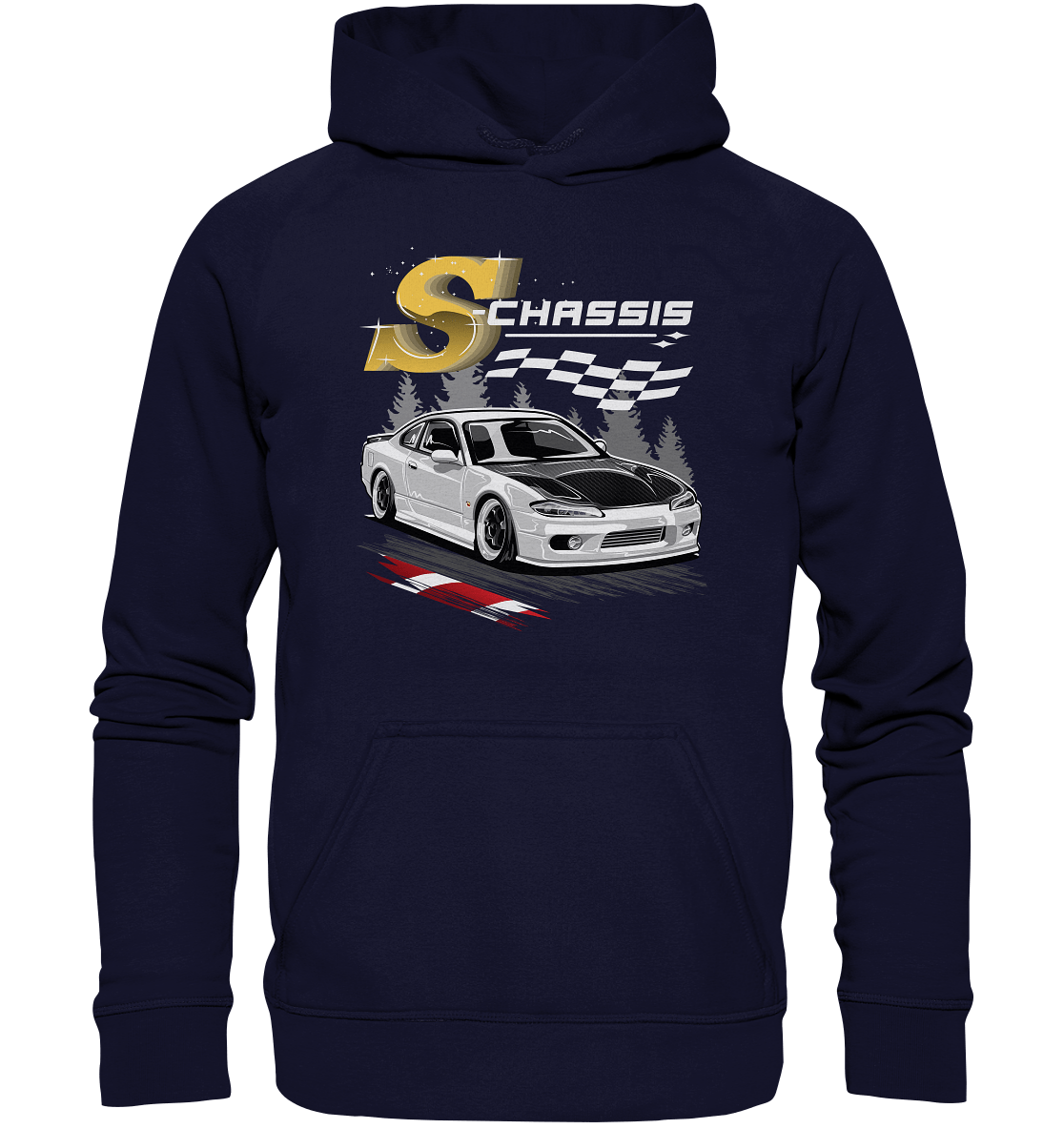Nissan Silvia s15 - Basic Unisex Hoodie XL - MotoMerch.de