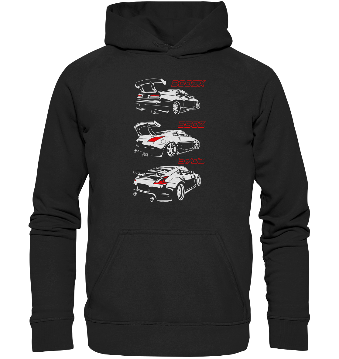 Nissan Z Generations - Basic Unisex Hoodie - MotoMerch.de