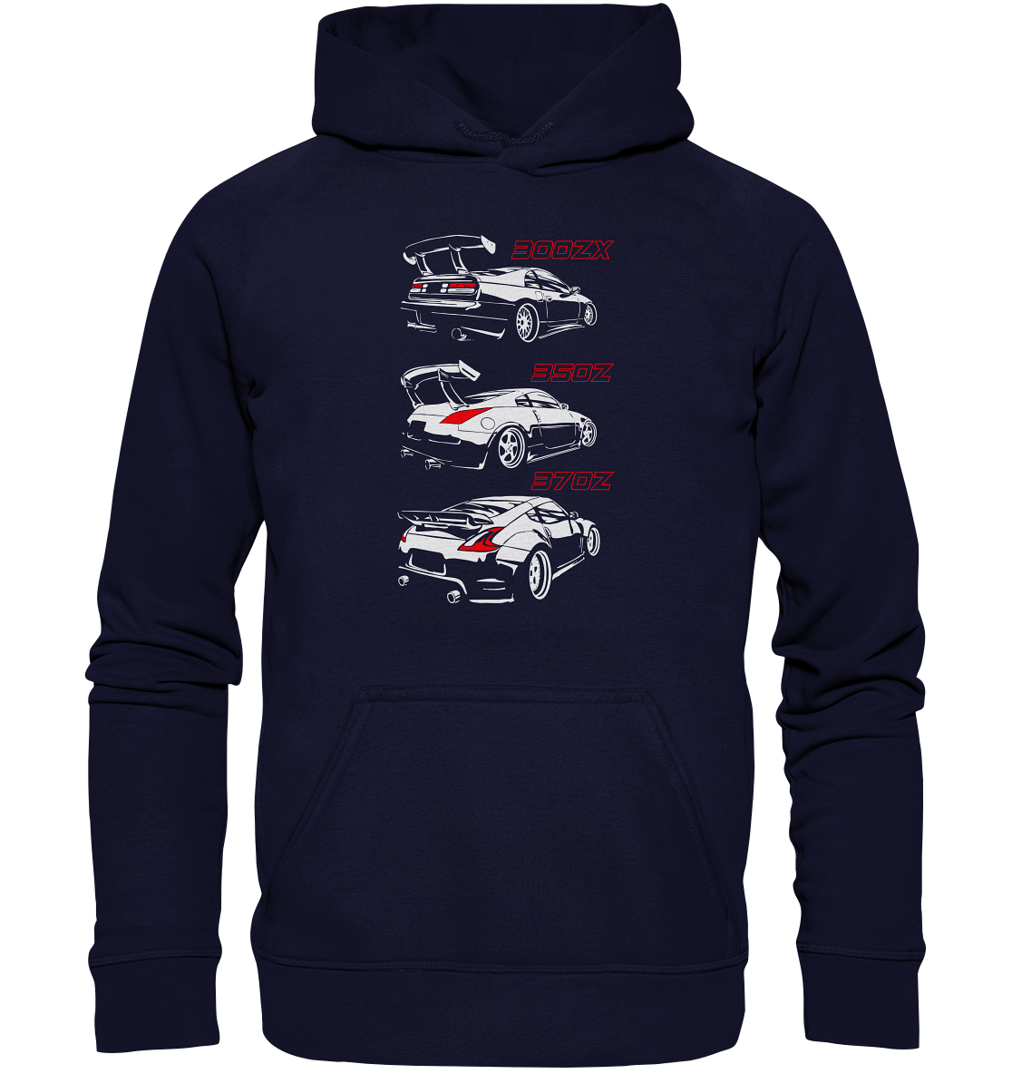 Nissan Z Generations - Basic Unisex Hoodie - MotoMerch.de