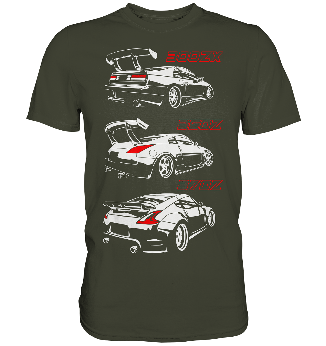 Nissan Z Generations - Premium Shirt - MotoMerch.de