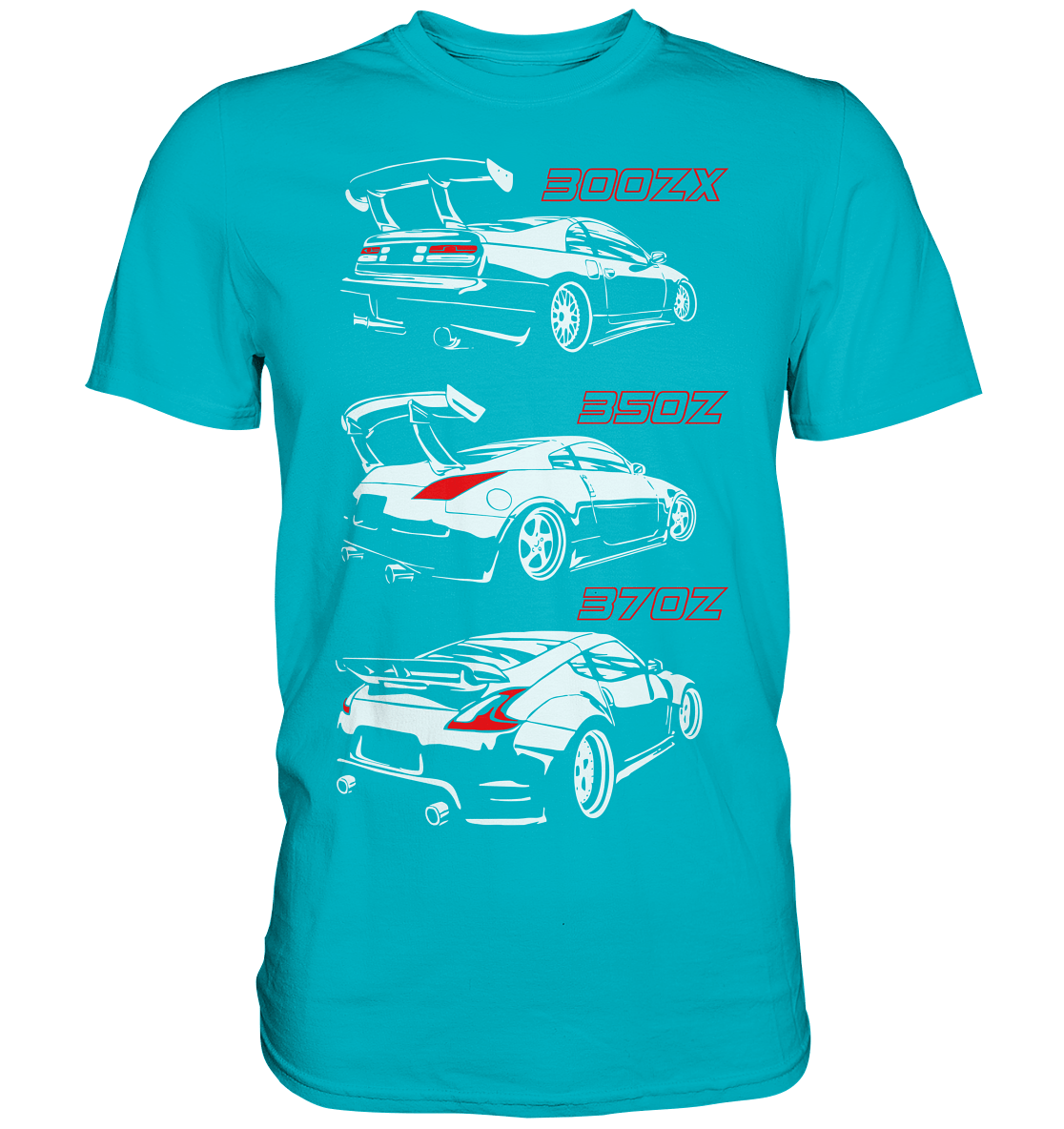 Nissan Z Generations - Premium Shirt - MotoMerch.de