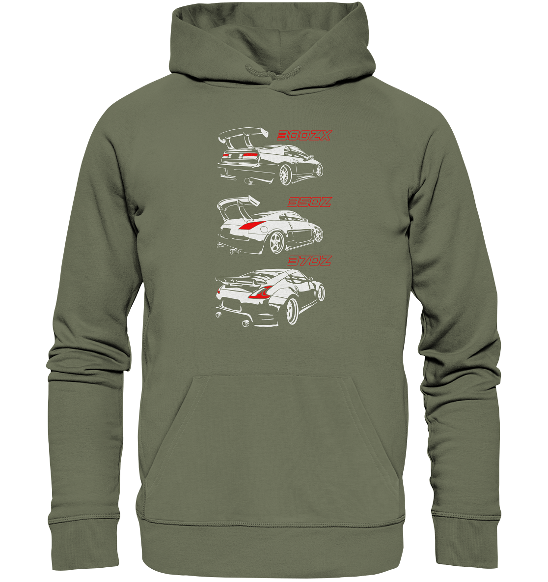 Nissan Z Generations - Premium Unisex Hoodie - MotoMerch.de