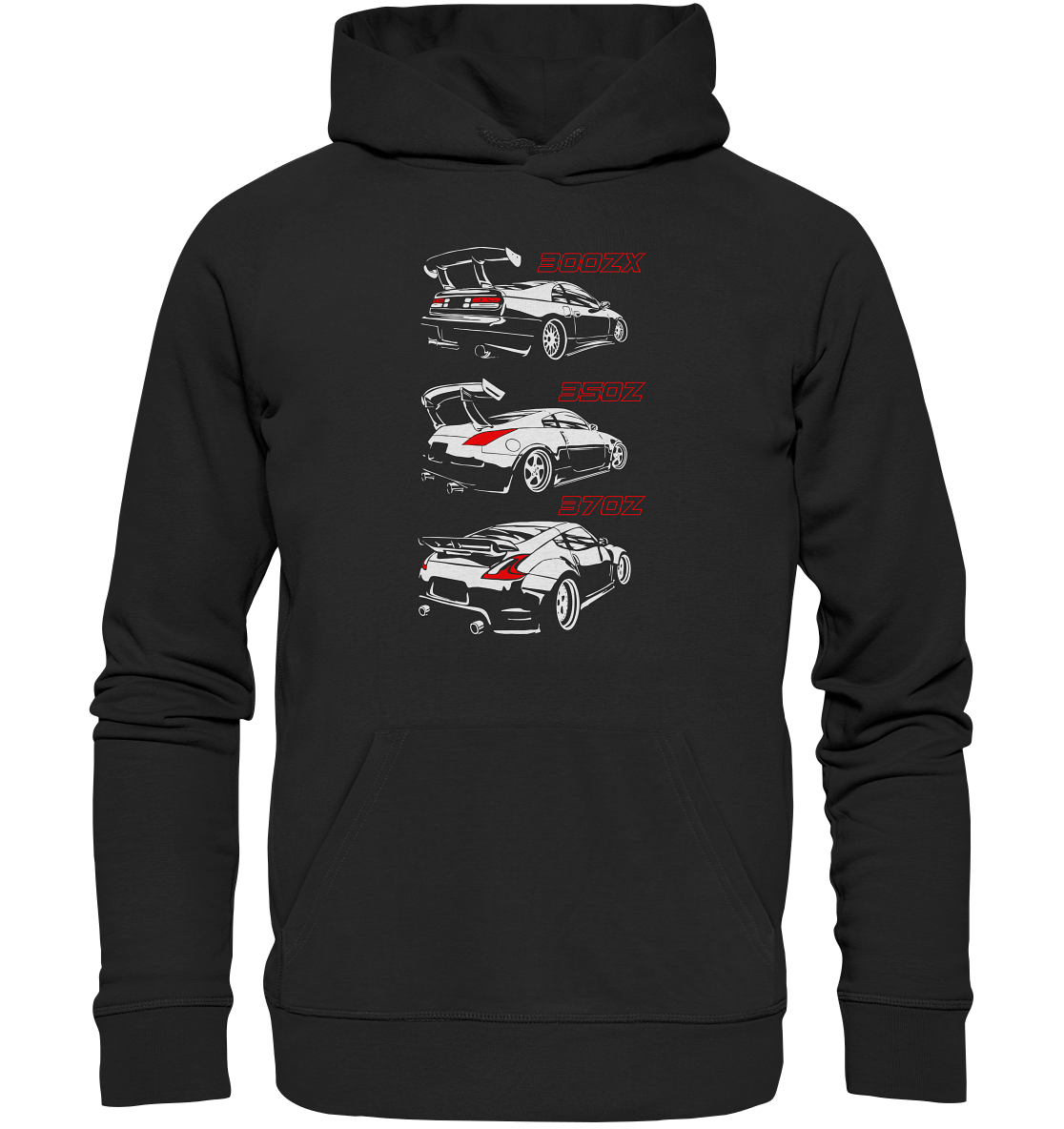 Nissan Z Generations - Premium Unisex Hoodie - MotoMerch.de