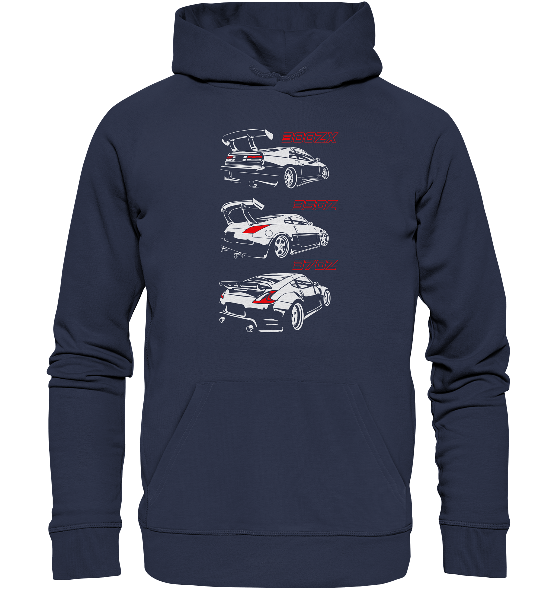 Nissan Z Generations - Premium Unisex Hoodie - MotoMerch.de