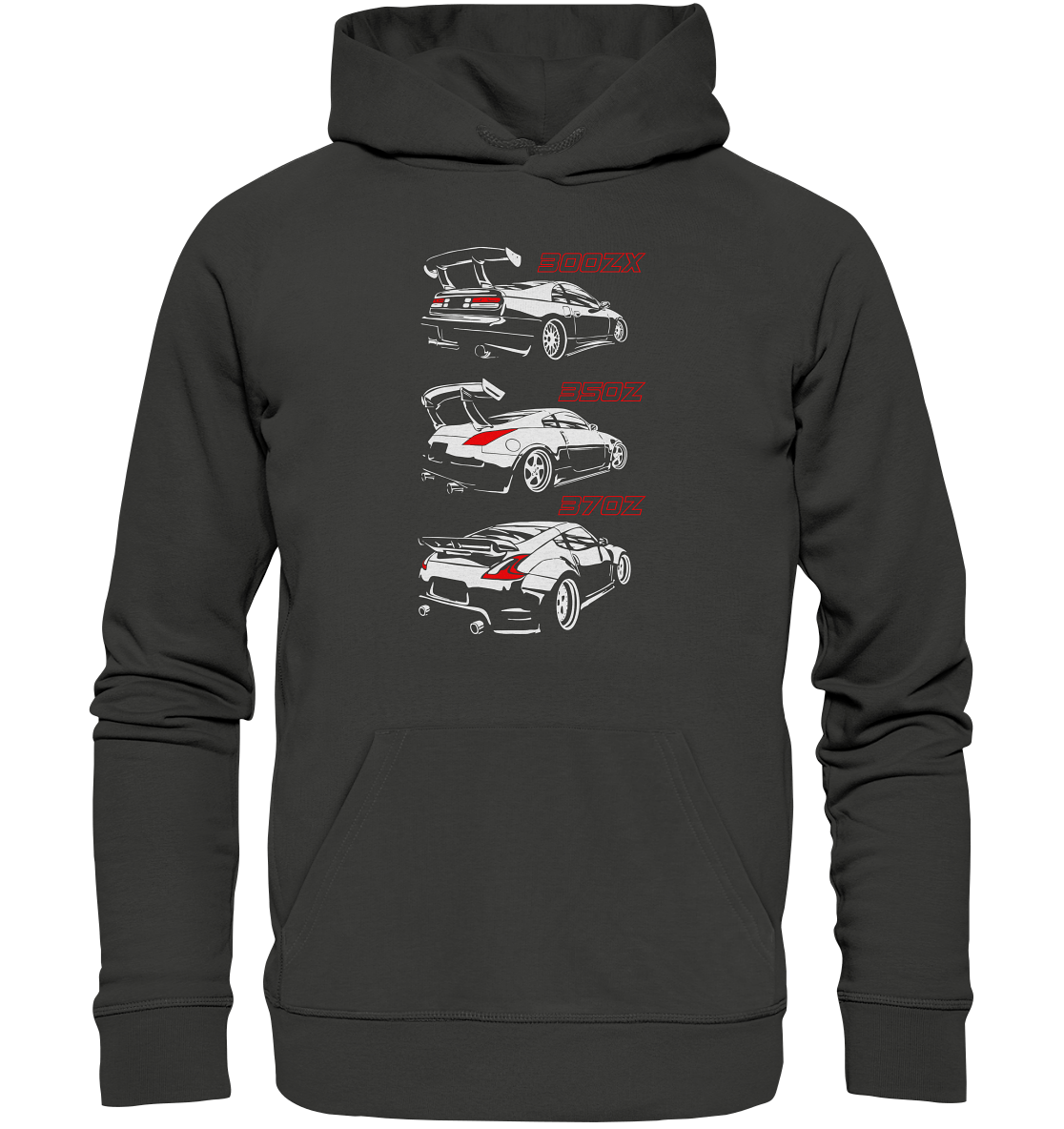 Nissan Z Generations - Premium Unisex Hoodie - MotoMerch.de