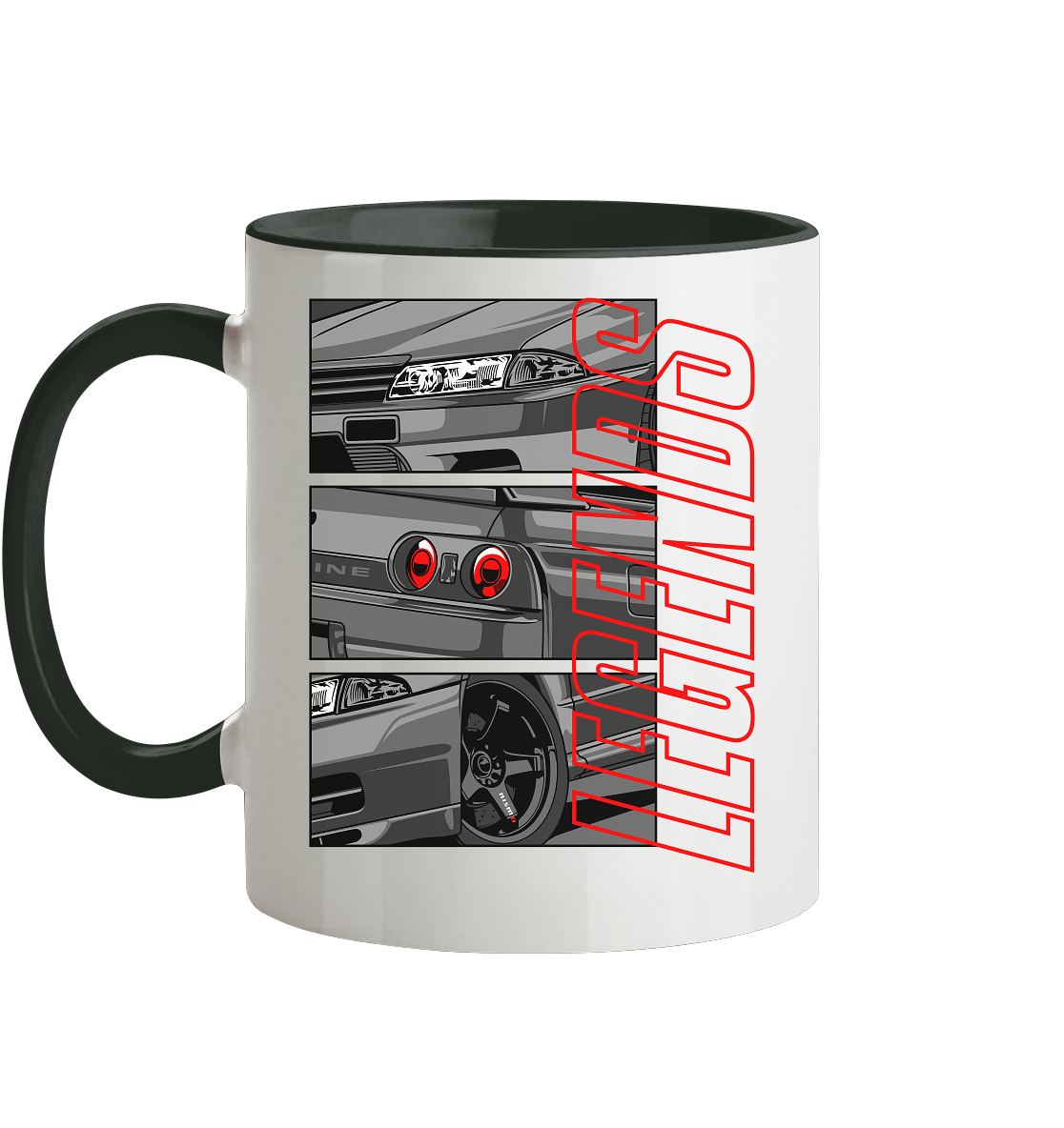 R32 Legends - Tasse zweifarbig - MotoMerch.de