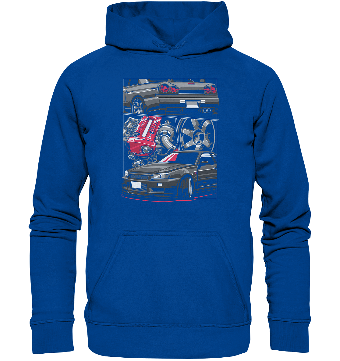 RB26 Skyline R34 - Basic Unisex Hoodie - MotoMerch.de
