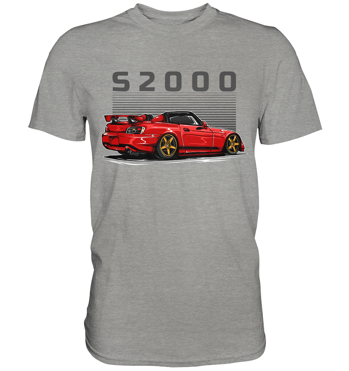 Red Honda S2000 - Premium Shirt - MotoMerch.de