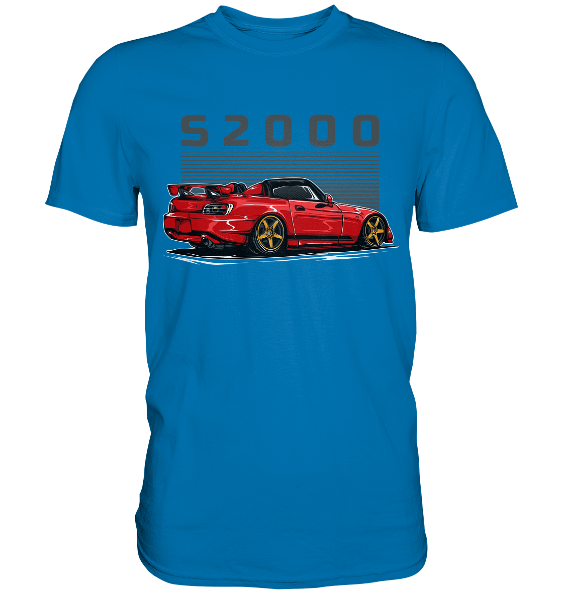Red Honda S2000 - Premium Shirt - MotoMerch.de