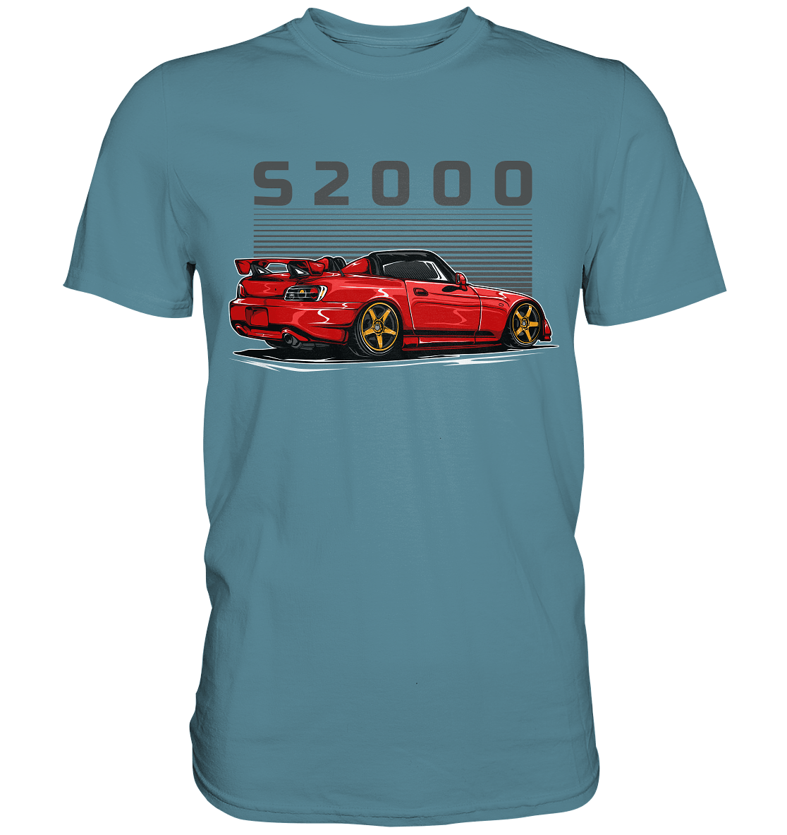 Red Honda S2000 - Premium Shirt - MotoMerch.de