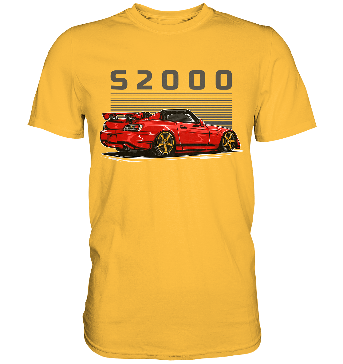 Red Honda S2000 - Premium Shirt - MotoMerch.de