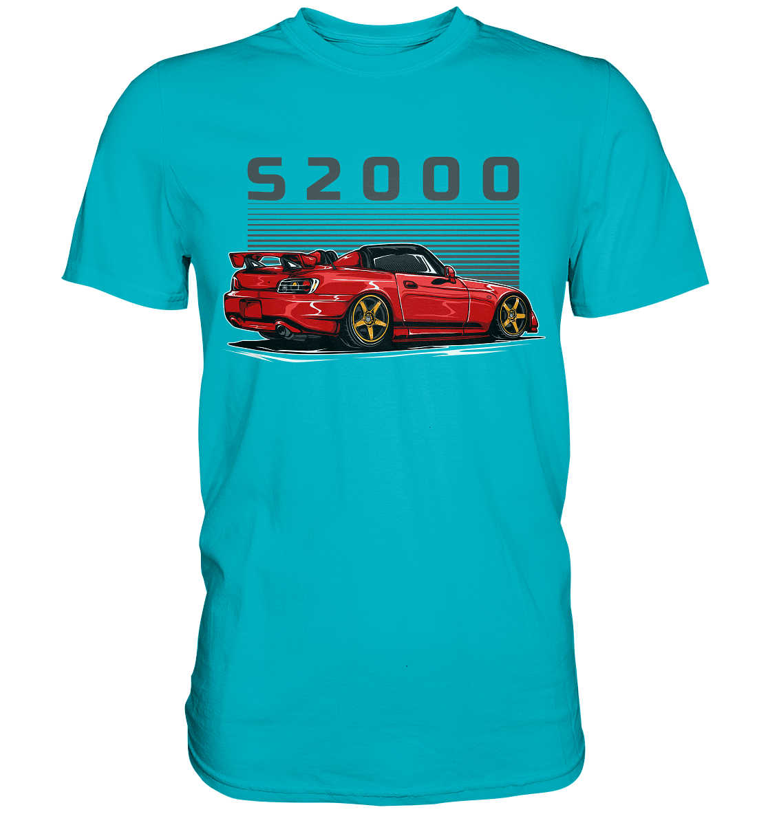 Red Honda S2000 - Premium Shirt - MotoMerch.de