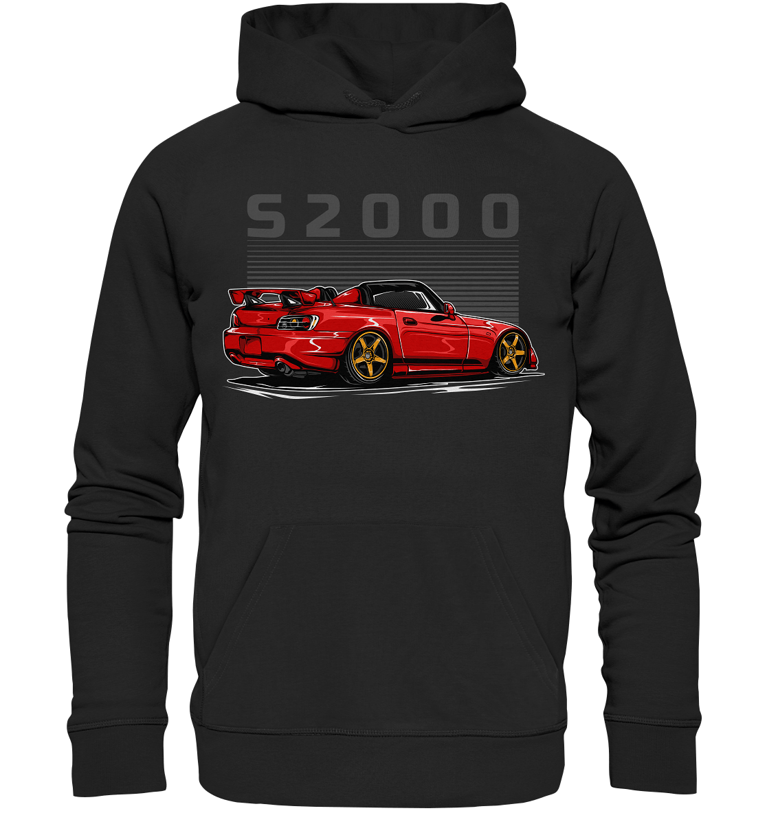 Red Honda S2000 - Premium Unisex Hoodie - MotoMerch.de