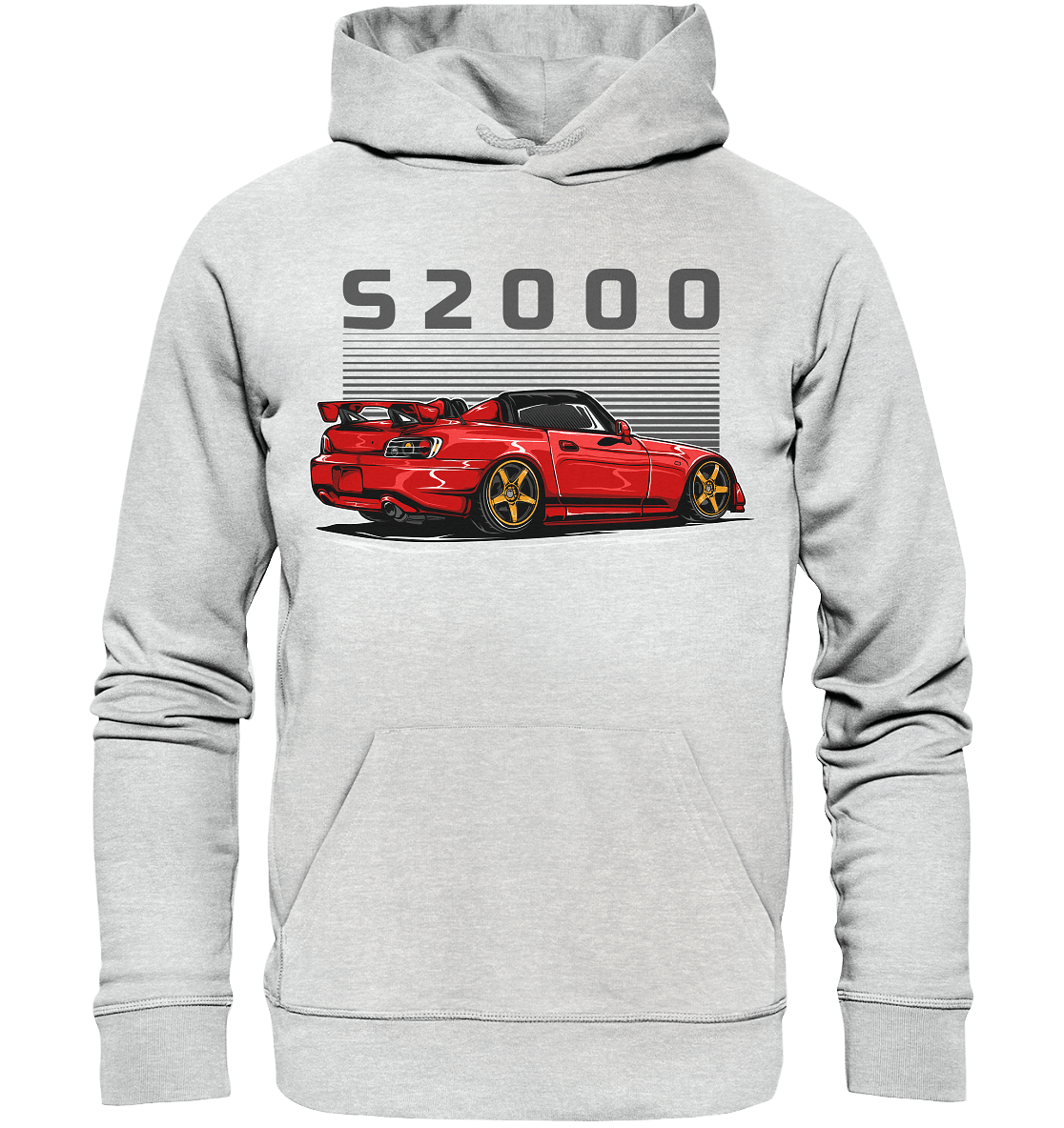 Red Honda S2000 - Premium Unisex Hoodie - MotoMerch.de