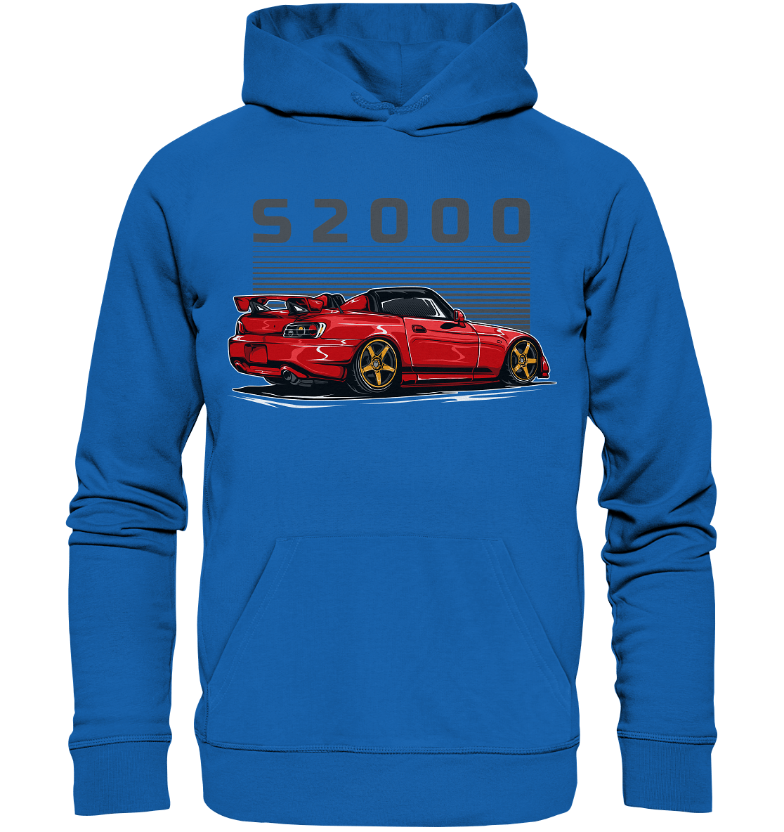 Red Honda S2000 - Premium Unisex Hoodie - MotoMerch.de