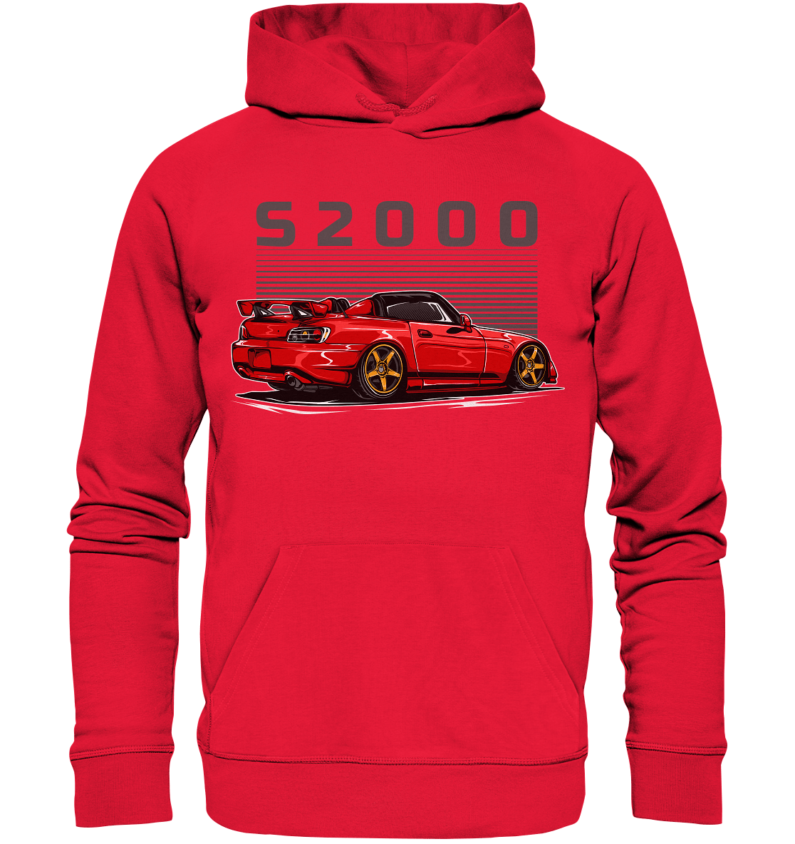 Red Honda S2000 - Premium Unisex Hoodie - MotoMerch.de