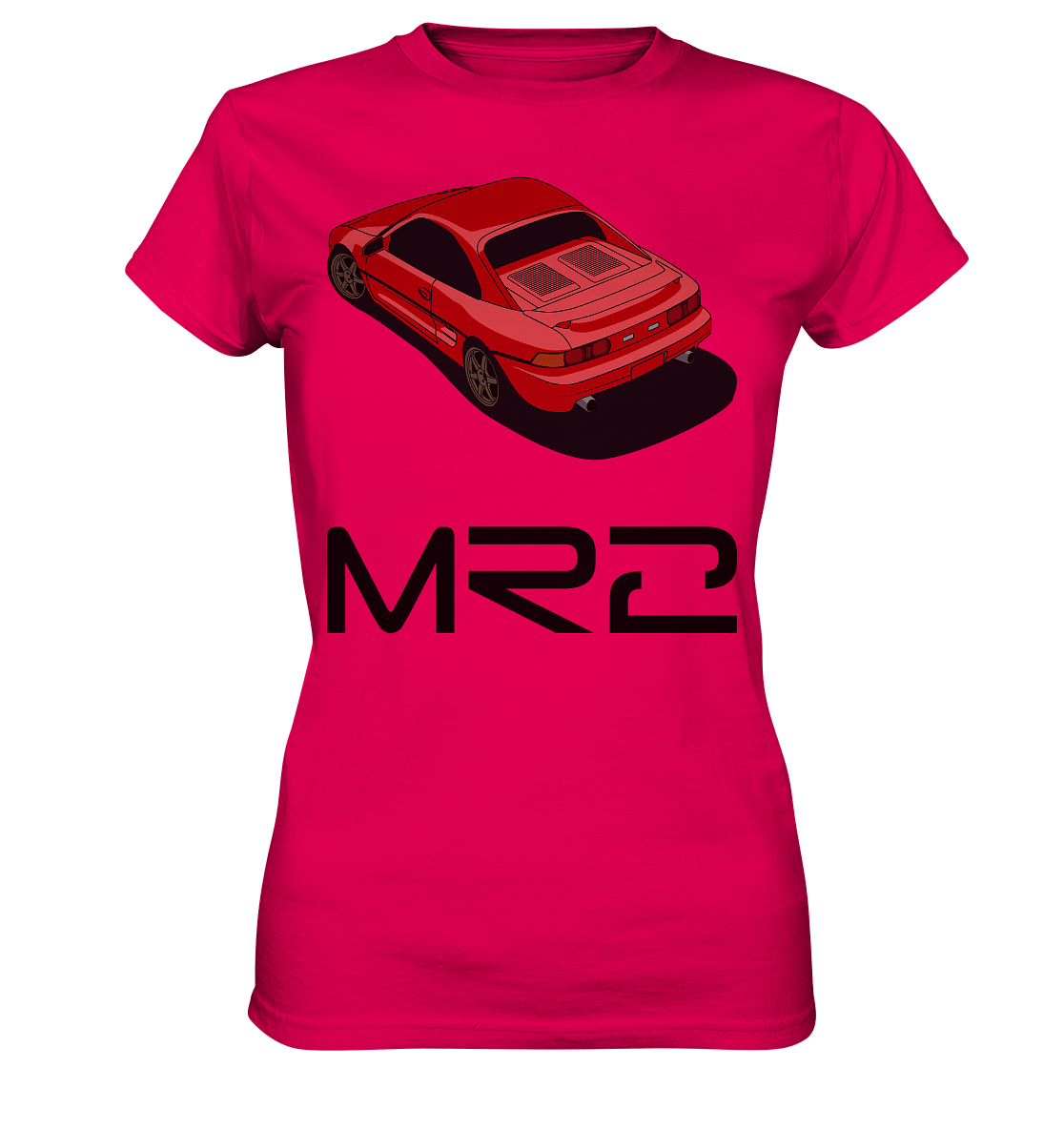 red MR2 - Ladies Premium Shirt - MotoMerch.de